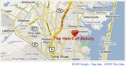 The Heart of Beauty general geographical location map